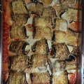 El cooksnap de Encarni Robles cuando hizo Rollitos de berenjena con tomate.