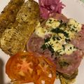El cooksnap de Sara cuando hizo Lasagna de berenjenas con jamón y queso. Una delicia 😋.
