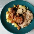 Gyuláné Sisa Cooksnap-ja, amikor elkészítette a(z) Egyszerű kacsasült "kacsás krumplival" tálalva receptet.