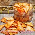 Cooksnap dari Fey_Pawonmungil untuk resep Kripik Pangsit rasa keju pedas