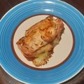 El cooksnap de Cecilia cuando hizo Suprema de pollo rellenas.