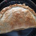 El cooksnap de Pirulina cuando hizo Tarta de acelga y espinacas con un toque de panceta.