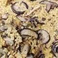 El cooksnap de Vicente Ortiz Dolera cuando hizo Arroz meloso con setas y foie.