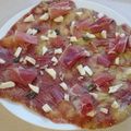 El cooksnap de MariadeGrazia cuando hizo Carpaccio de higos.