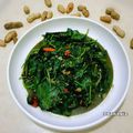 Cooksnap dari Dapur Bahagia untuk resep Tumis Daun Ubi Jalar Bumbu Terasi