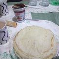 El cooksnap de Eva Maslanchuk cuando hizo Panqueques o Crepes con dulce de leche.