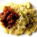 El cooksnap de Diliana Dominguez Bastardo cuando hizo Ñoquis de harina con salsa tipo bolognesa 🇺🇾.