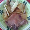 El cooksnap de Fernando De La Barra Santander cuando hizo Chuleta de cerdo con papas asadas.