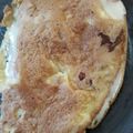 El cooksnap de María Belén Lizardía cuando hizo Omelette con jamón, queso y provenzal 😋👌.