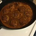 El cooksnap de diana arocha cuando hizo Albóndigas en salsa de dos chiles.