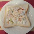林清源 的 鮪魚馬鈴薯沙拉吐司/香蕉牛奶 cooksnap