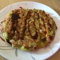 Joan Patterson's cooksnap of when they made Nia’s Okonomiyaki (Japanese Savory Pancake).