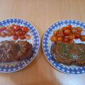 El cooksnap de Lorena Payeras cuando hizo Lomo en salsa de hongos, tomates secos y ajo con ensalada fresca.