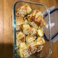 Anchita konyhája Cooksnap-ja, amikor elkészítette a(z) Virslis falatkák leveles tésztában receptet.
