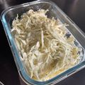 Cooksnap de marlène sur la recette Salade marinée de chou chinois et tomates aux herbes aromatiques sauce yaourt et abricot