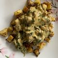 Attila Auksz Cooksnap-ja, amikor elkészítette a(z) Medvehagymás csirkemell tepsiben sült burgonyával receptet.