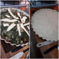El cooksnap de Anto Storino cuando hizo Tarta de espinacas y salsa blanca.