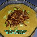 Bushra Mazhar's cooksnap of when they made Beef Haleem.