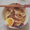 El cooksnap de icasmar cuando hizo Sopa de fideos de arroz estilo oriental.