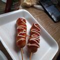 El cooksnap de Nancy Romeriv cuando hizo Banderillas de salchicha mexicana.