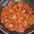 El cooksnap de Julián cuando hizo Mollejas de pollo en Salsa.