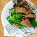 潼潼 的 蔥爆青椒牛肉片（低醣生酮餐）（家常菜）（熱炒）（下酒菜） cooksnap
