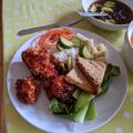 Rob Cleaton's cooksnap of when they made Vegetarian Korean Wings.