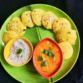 Dharmista Anand's cooksnap of when they made વટાણા ઇડલી.