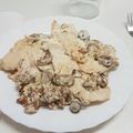 El cooksnap de Yolan08 cuando hizo Pechugas de pollo en salsa de champiñones.