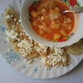 El cooksnap de kunieda cuando hizo Sopa de Papa.