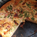 El cooksnap de alexcba28 cuando hizo Torta Fainá de Jamón, Queso y Tomate, en licuadora.