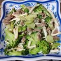 Cooksnap của Thu Mèo khi họ làm theo món Súp lơ xào thịt bò