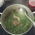Cooksnap của Pipu khi họ làm theo món Canh xà lách xoong xương gà