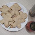 El cooksnap de Ani ☁️ cuando hizo Galletitas navideñas de jengibre (gingerbread man cookies).