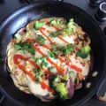Yui Miles's cooksnap of when they made Omelette, mushroom, broccoli & soft Gorgonzola.
