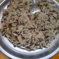 Sakti raj का कुकस्नैप जब उन्होंने काली मलका दाल चावल (kali malka dal chawal recipe in Hindi) बनाया था।