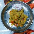 Shyamala Senthil's cooksnap of when they made பாஸ்மதி வெஜ் பிரியாணி.