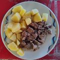 Cooksnap από Δέσποινα Καρπούζα στη συνταγή Μοσχάρι λεμονάτο με πατάτες "μπλουμ"