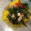 Cooksnap dari ellen untuk resep Mie Kangkung Belacan a-la Indi (#postingrame2_mie)