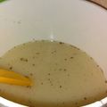 El cooksnap de Aracely Cruz cuando hizo Agua de avena (dorada).