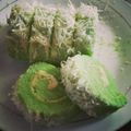 Cooksnap dari ummuzahoi untuk resep Swiss Roll Pandan Keju #pr_adakejunya