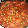 El cooksnap de Analia Y Walter cuando hizo Salchichas Agridulces.