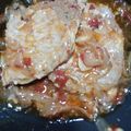 El cooksnap de Juventino Vasquez cuando hizo 📌Cinta de lomo de cerdo en salsa.
