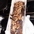 El cooksnap de claudia rosa ferrilli cuando hizo Budín con harina de algarroba, manzana, dulce de leche y crumble.