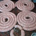 El cooksnap de Miguel Schlegel cuando hizo Chorizos de cerdo casero.