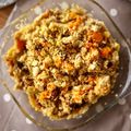 El cooksnap de IVJ89 cuando hizo Cous cous integral especiado con pollo, boniato y tomate seco.