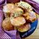 il rosso rubinian quando ha preparato Muffins salati con verdure