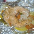 El cooksnap de Gonzalo Del cerro cuando hizo Salmón en papillote.