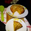 Swati Ganguly Chatterjee का कुकस्नैप जब उन्होंने एग्ग्लेस मैंगो सूजी केक (eggless mango suji cake recipe in hindi) बनाया था।