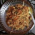 Vibha Seni का कुकस्नैप जब उन्होंने चाऊमिन (chowmein recipe in Hindi) बनाया था।